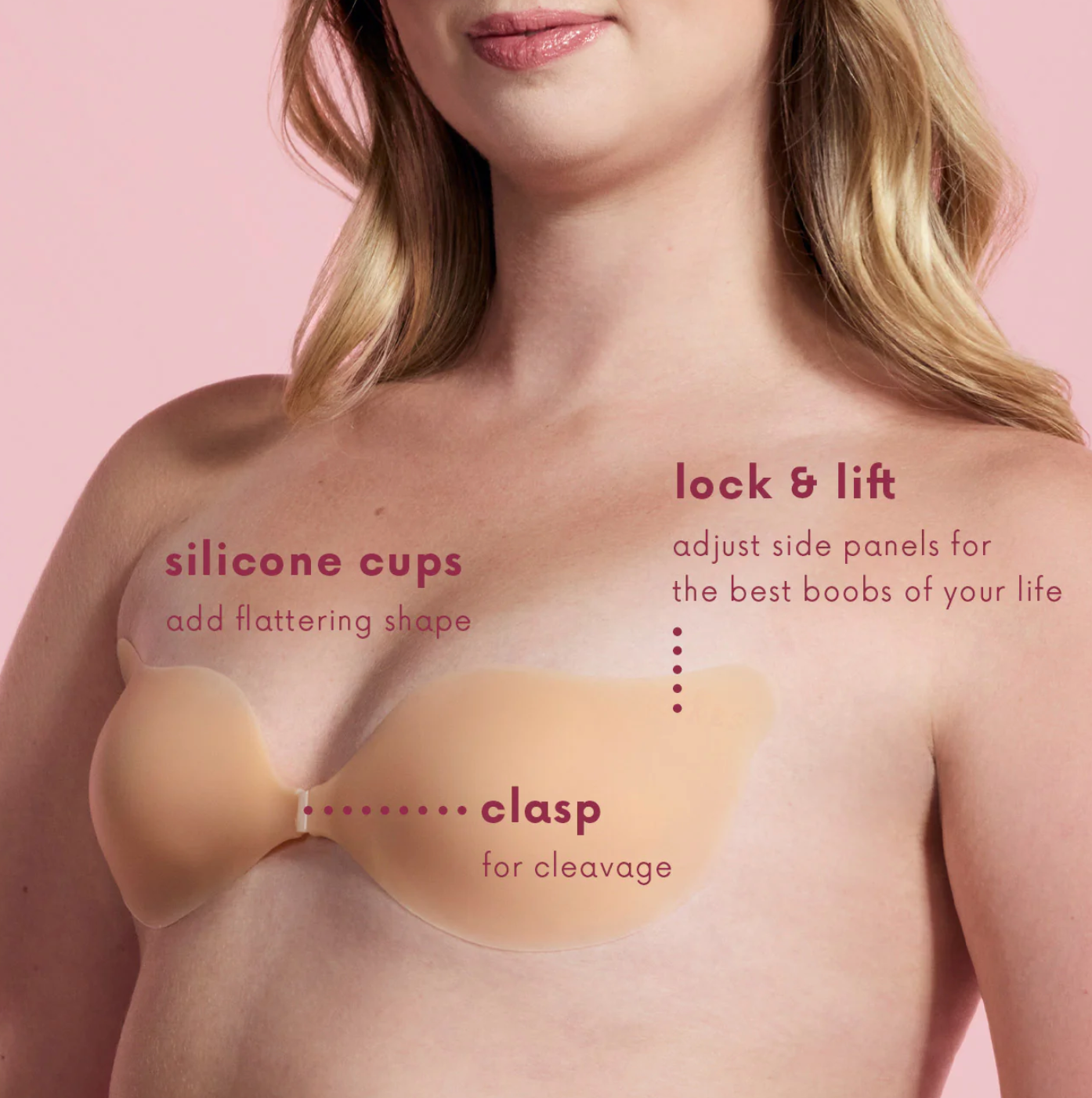 Magic Lift – Poppy© Strapless Adhesive Bra